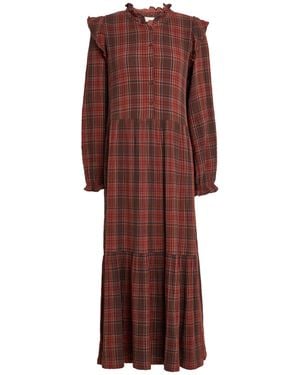 Yerse Vestido midi - Marrón