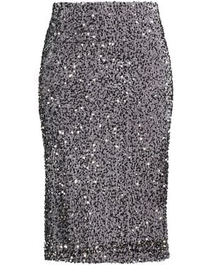 Dixie Midi Skirt Polyester - Gray