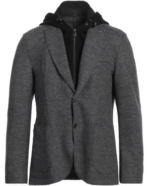 Harmont & Blaine Lead Jacket Wool, Acrylic - Black