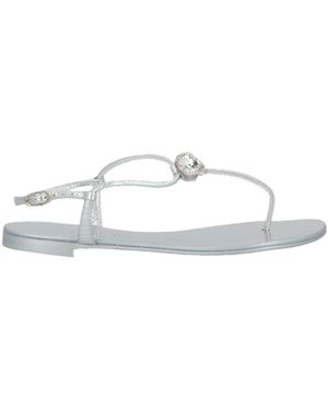 Giuseppe Zanotti Thong Sandal Leather - White