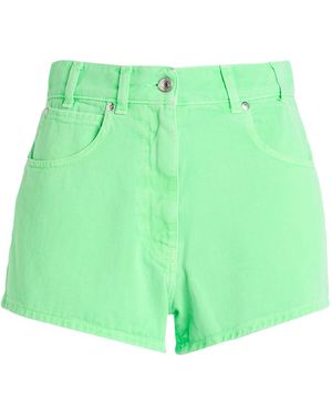 MSGM Denim Shorts Cotton - Green