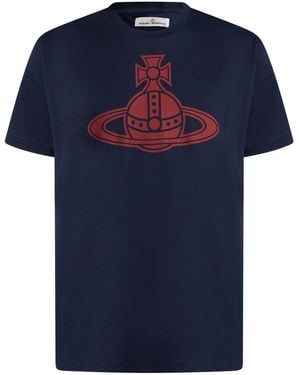 Vivienne Westwood T-Shirt Organic Cotton - Blue