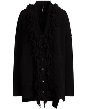 Masnada Cardigan Wool, Polyamide, Cashmere, Elastane - Black