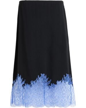 Gauchère Jupe Midi - Bleu