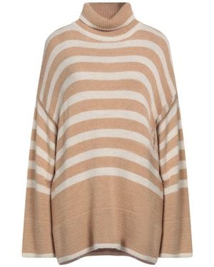 Haveone Sand Turtleneck Acrylic, Wool, Viscose, Alpaca Wool - Natural