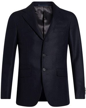 Caruso Midnight Blazer Wool, Cashmere - Blue