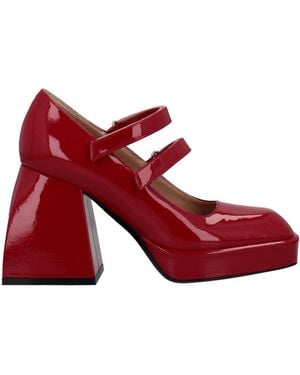 NODALETO Court Shoes - Red