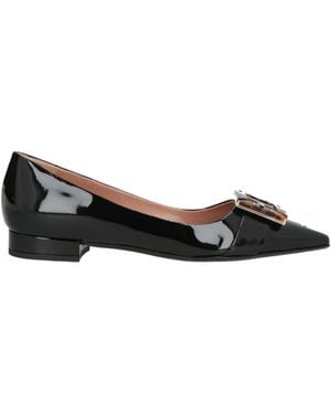 Pollini Ballet Flats Leather - Black