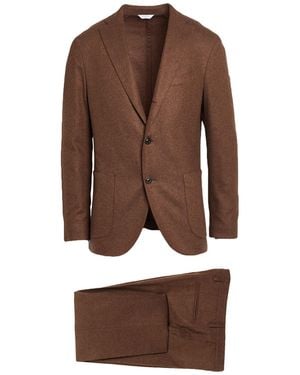 Boglioli Suit Virgin Wool, Polyester, Elastane - Brown