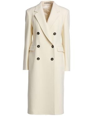Tagliatore 0205 Ivory Coat Virgin Wool, Polyamide - Natural