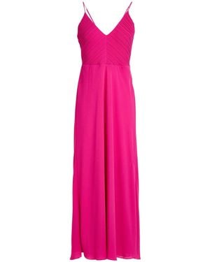 Patrizia Pepe Fuchsia Maxi Dress Polyester - Pink