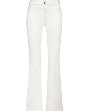 Liu Jo Pants Cotton, Polyester, Elastane - White