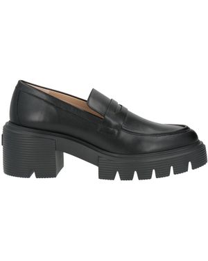 Stuart Weitzman Loafers Leather - Black