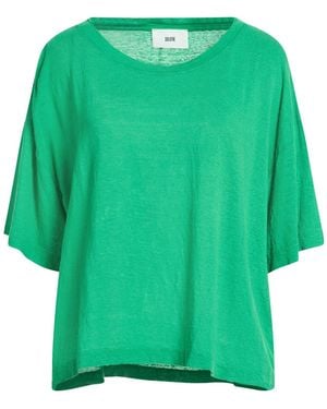 SOLOTRE T-Shirt Linen, Elastane - Green