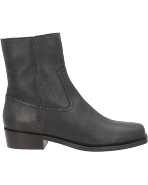 Aquazzura Dark Ankle Boots Calfskin - Black
