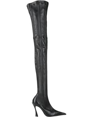 Mugler Boot Leather - White