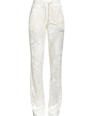 Gaelle Paris Trousers Polyester, Elastane - White