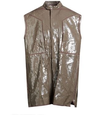 Rick Owens Vest Cotton, Elastane - Brown