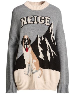 Dixie Jumper Acrylic, Synthetic Fibres, Alpaca Wool, Viscose, Wool - Black