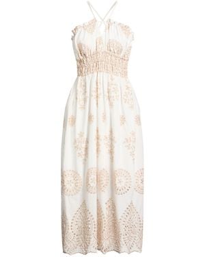 Please Midi Dress Cotton, Polyester - White