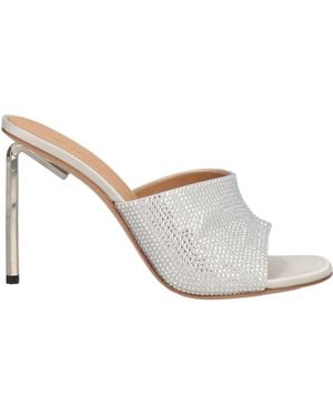 Off-White c/o Virgil Abloh Sandals Textile Fibres - White