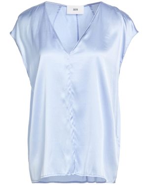 SOLOTRE Top Silk, Elastane - Blue