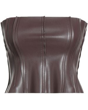 Norma Kamali Top - Marrone