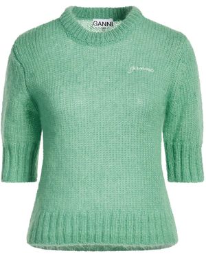 Ganni Jumpers - Green