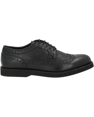 Doucal's Potenza Lace-Up Shoes Leather - Black