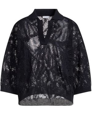 Brunello Cucinelli Midnight Sweater Linen, Cotton - Gray