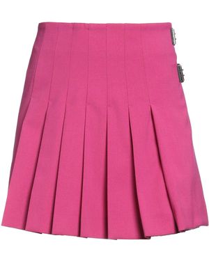 Moschino Mini Skirt Polyester, Wool, Elastane - Pink