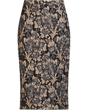 Rochas Midi Skirt Wool, Metallic Polyester, Polyester, Polyamide - Gray