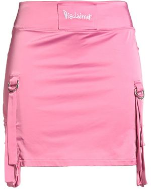 DISCLAIMER Mini Skirt Polyester, Cotton, Elastane - Pink
