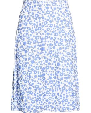 Marni Slate Midi Skirt Viscose - Blue
