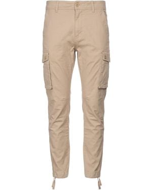 Replay Pants Cotton, Elastane - Natural