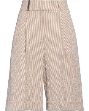 Peserico Light Shorts & Bermuda Shorts Cotton, Nylon, Elastane - Natural