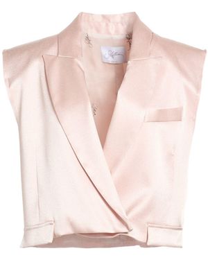 Soallure Tailored Vests - Pink
