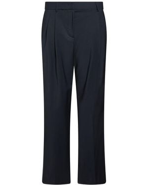 Brian Dales Pants Polyester, Wool, Elastane - Blue