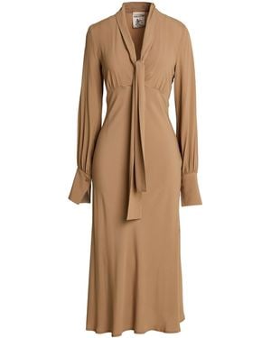 Semicouture Midi Dresses - Natural