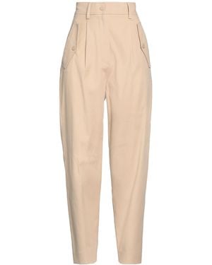 Weekend by Maxmara Trousers Cotton, Elastane - Natural