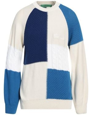 GARMENT WORKSHOP Cream Sweater Cotton - Blue