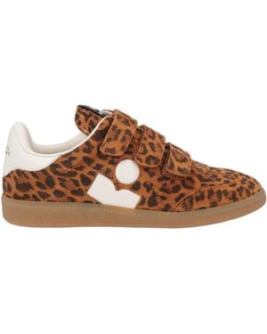 Isabel Marant Sneakers Cow Leather, Sheepskin - Brown