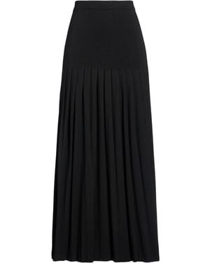 Gentry Portofino Maxi Skirt Viscose, Wool, Elastane - Black