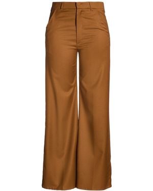 Dondup Camel Pants Virgin Wool, Elastane - Brown