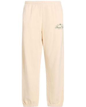 Sporty & Rich Cream Trousers Cotton - Natural