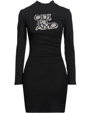 Odi Et Amo Mini Dress Cotton - Black