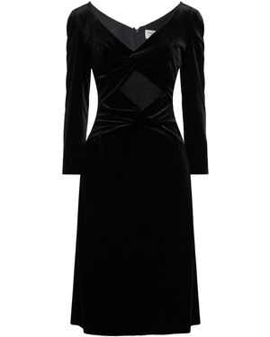 Armani Collezioni Midi Dress Polyester, Elastane - Black