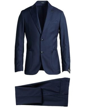 BRERAS Milano Midnight Suit Virgin Wool - Blue