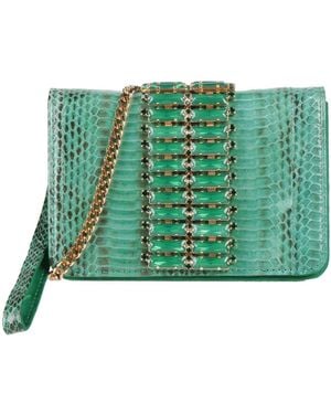 Emanuela Caruso Cross-Body Bag Leather - Green