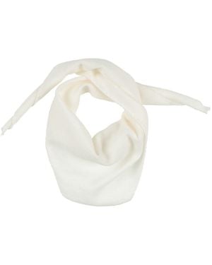MEIMEIJ Ivory Scarf Virgin Wool - White